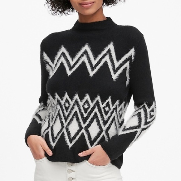 Banana Republic modern fair isle sweater small petite - Picture 1 of 7